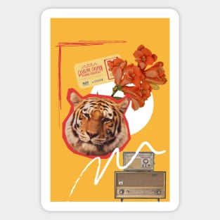 TIGER Collage Sticker